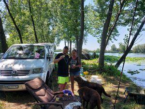 Fam.Tittel beim Karpfenfischen